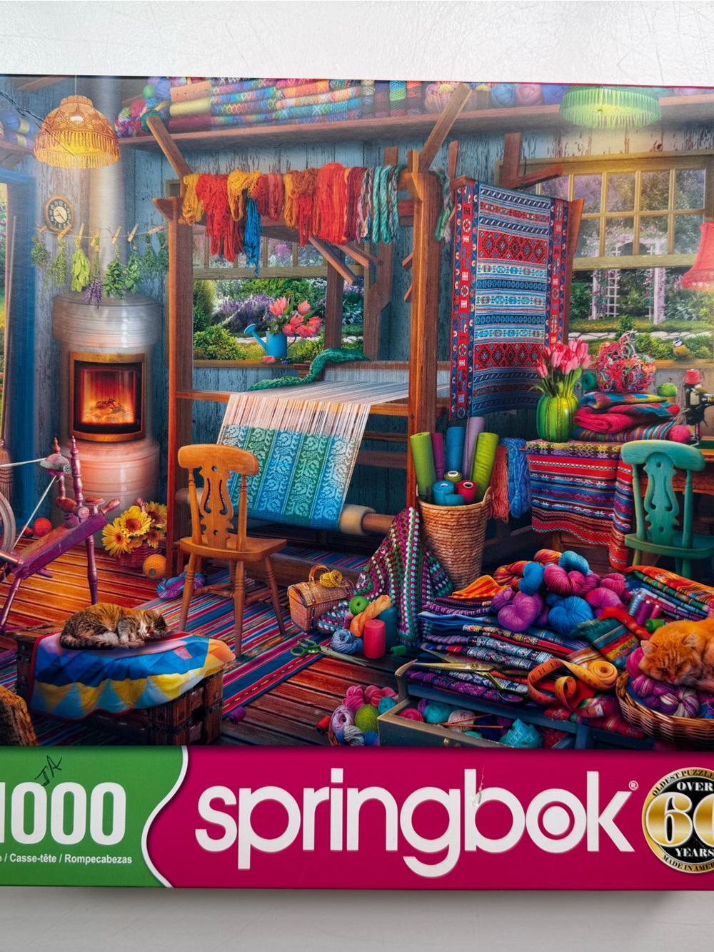 Springbok 1000-Piece Weaver’s Cottage